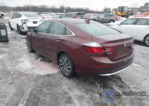 2019 Honda Insight Touring из США, поврежденный, VIN 19XZE4F99KE010445